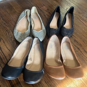 Old navy/missimo flats bundle